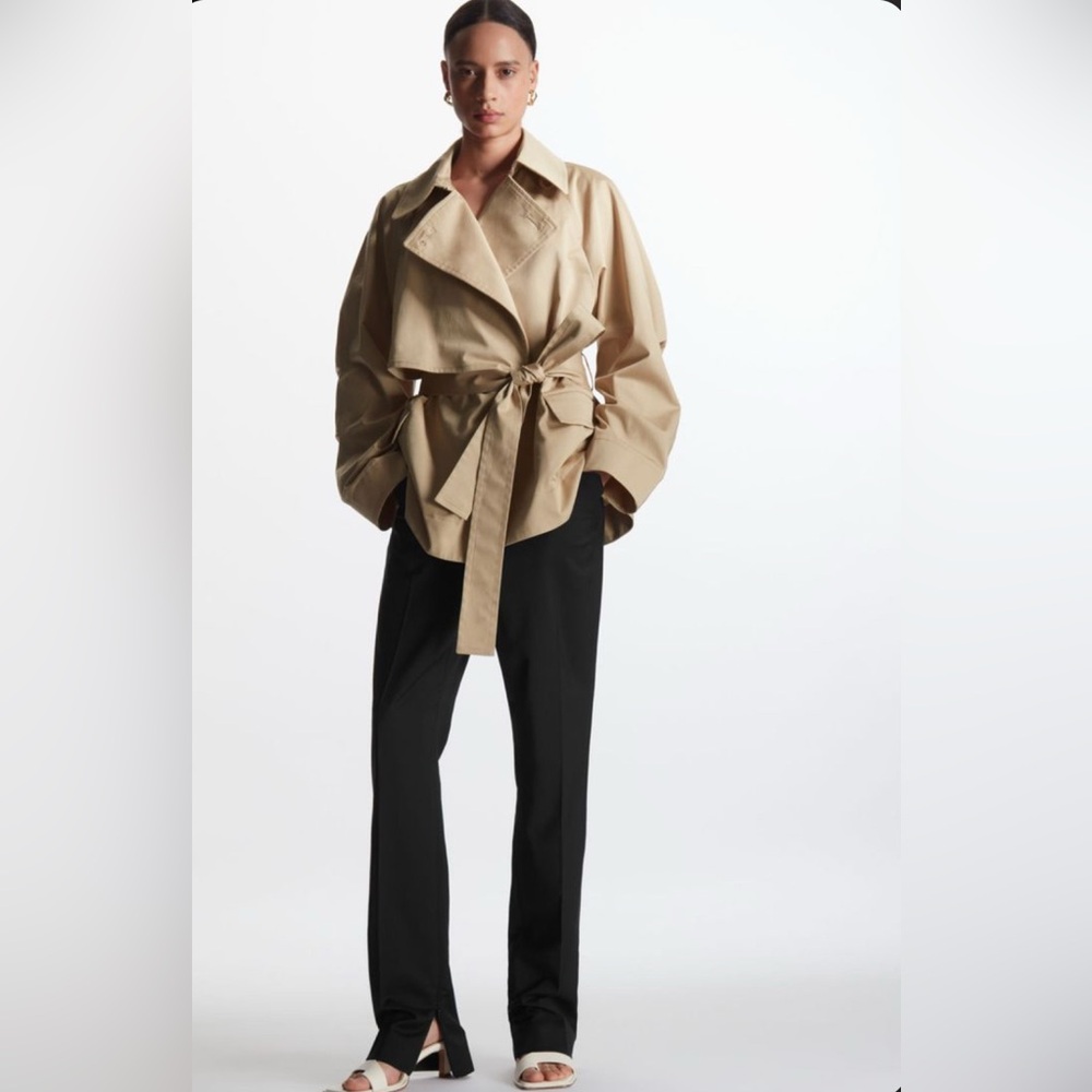 COS Short Belted Trench Coat🖤